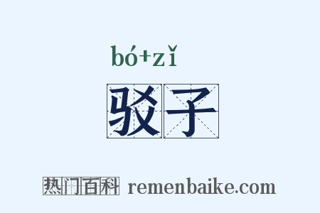 驳子是什么意思的图片
